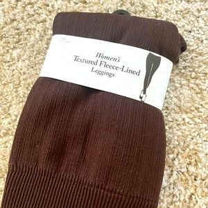 Fleece linen leggings, brand new! Perfect for winter!